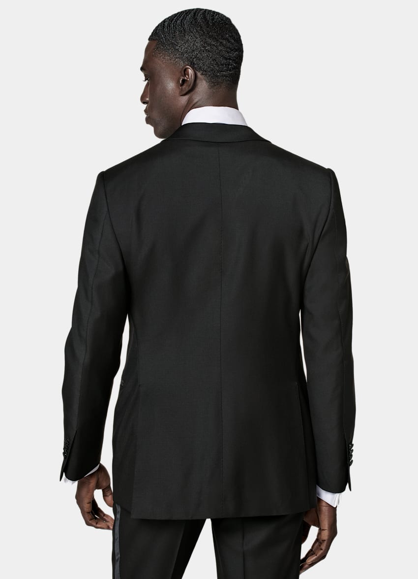 Black Tailored Fit Lazio Dinner Jacket