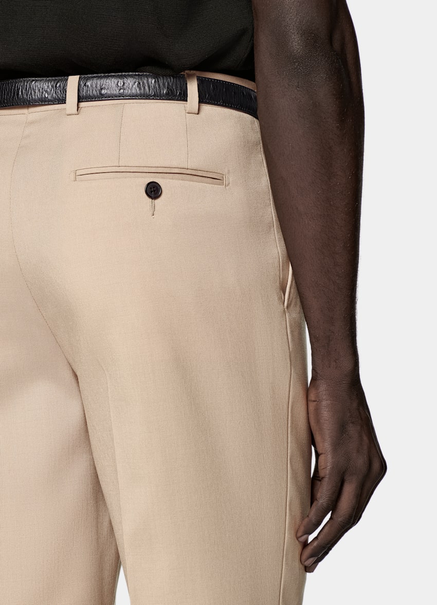 Mid Brown Tailored Fit Milano Suit