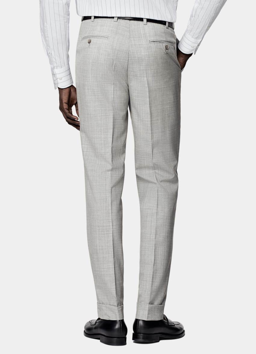 Light Grey Perennial Tailored Fit Havana Suit