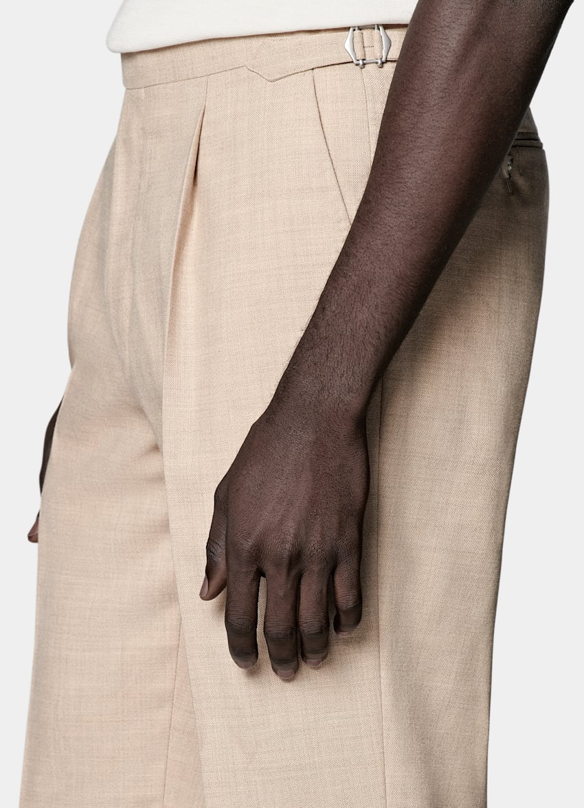 Sand Slim Leg Tapered Pants
