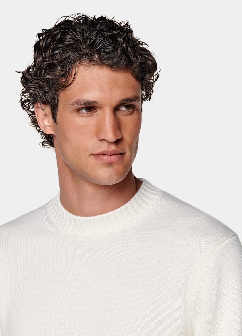 Off-White Merino Crewneck