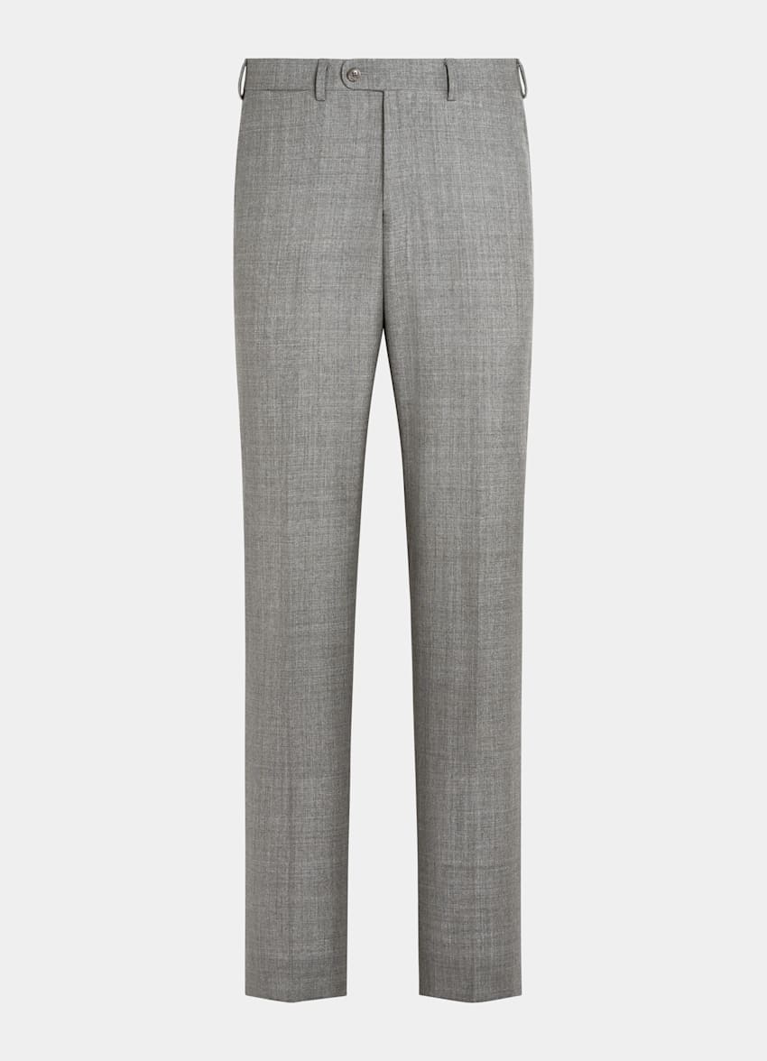 Light Grey Perennial Tailored Fit Lazio Suit
