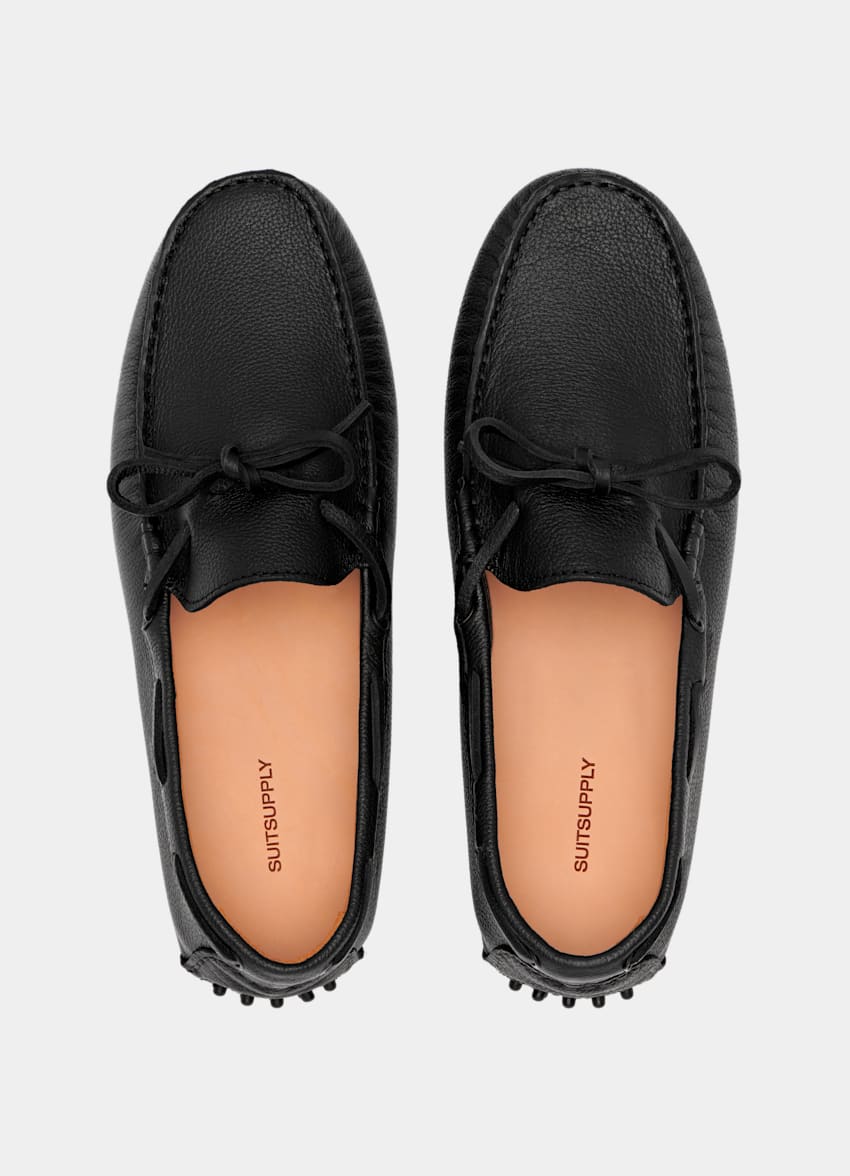 Black Driving Moccasins