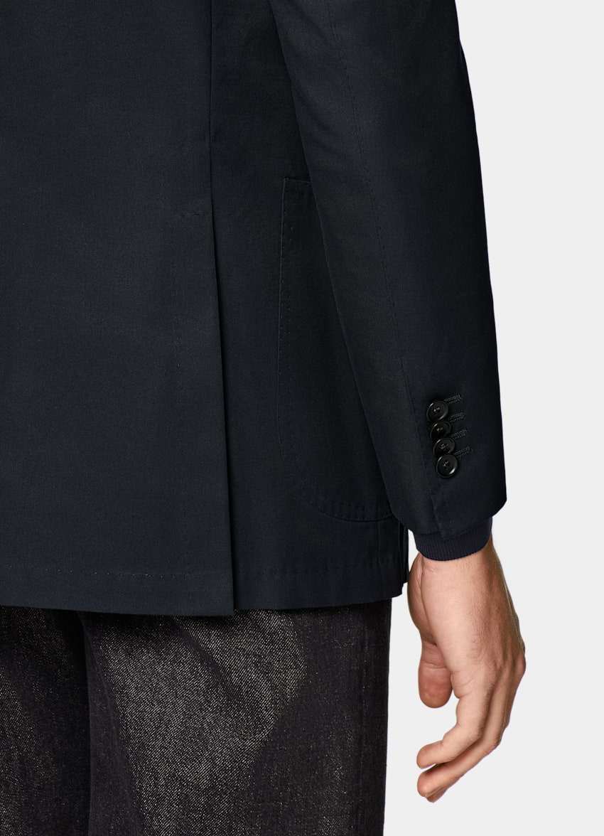 Navy Relaxed Fit Roma Suit Jacket