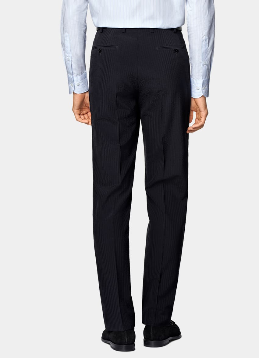 Navy Relaxed Fit Roma Suit