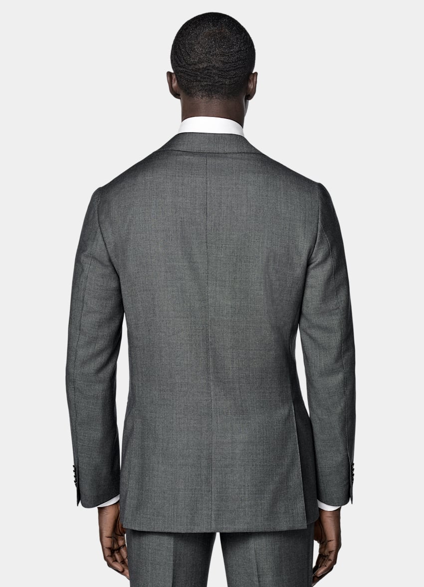 Dark Grey Tailored Fit Havana Suit