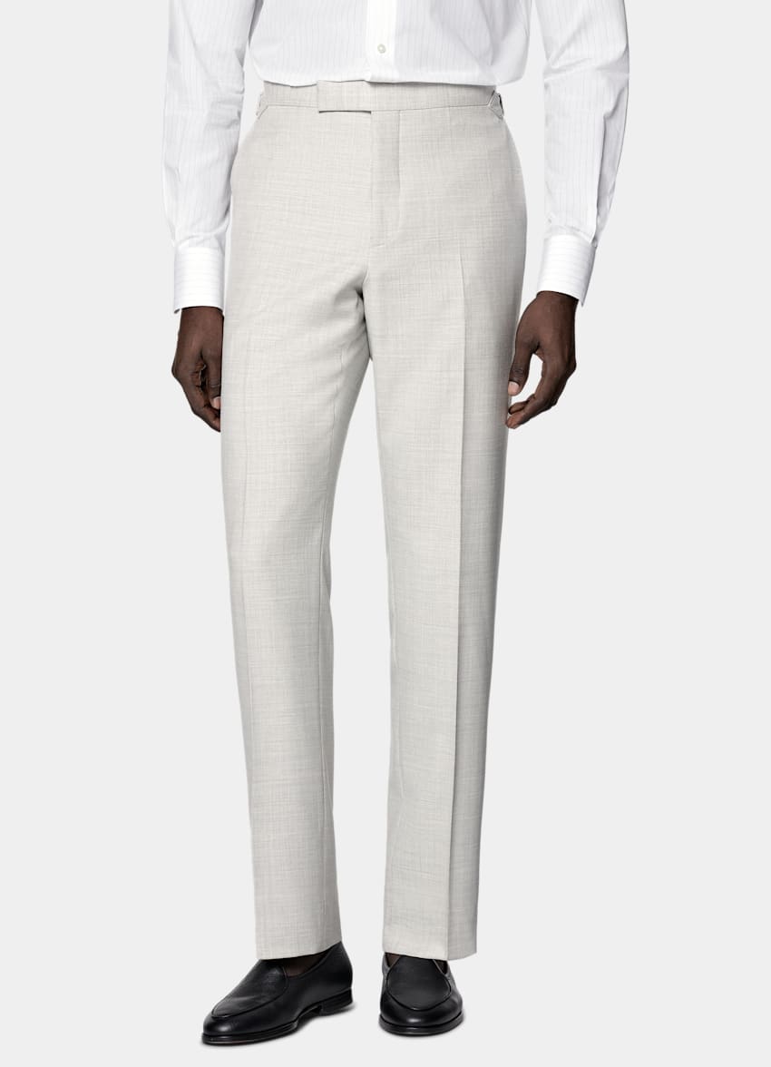 Light Grey Tailored Fit Havana Suit