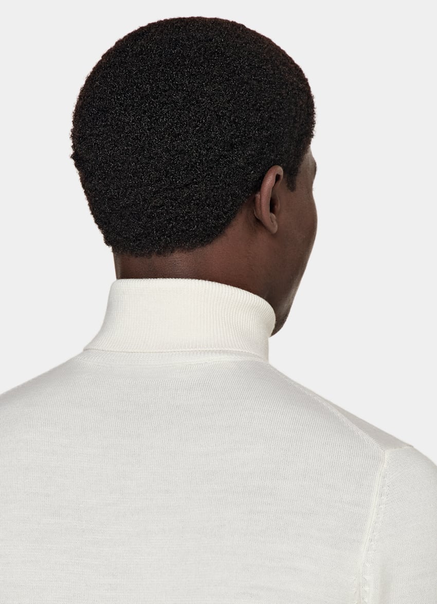 Off-White Merino Turtleneck