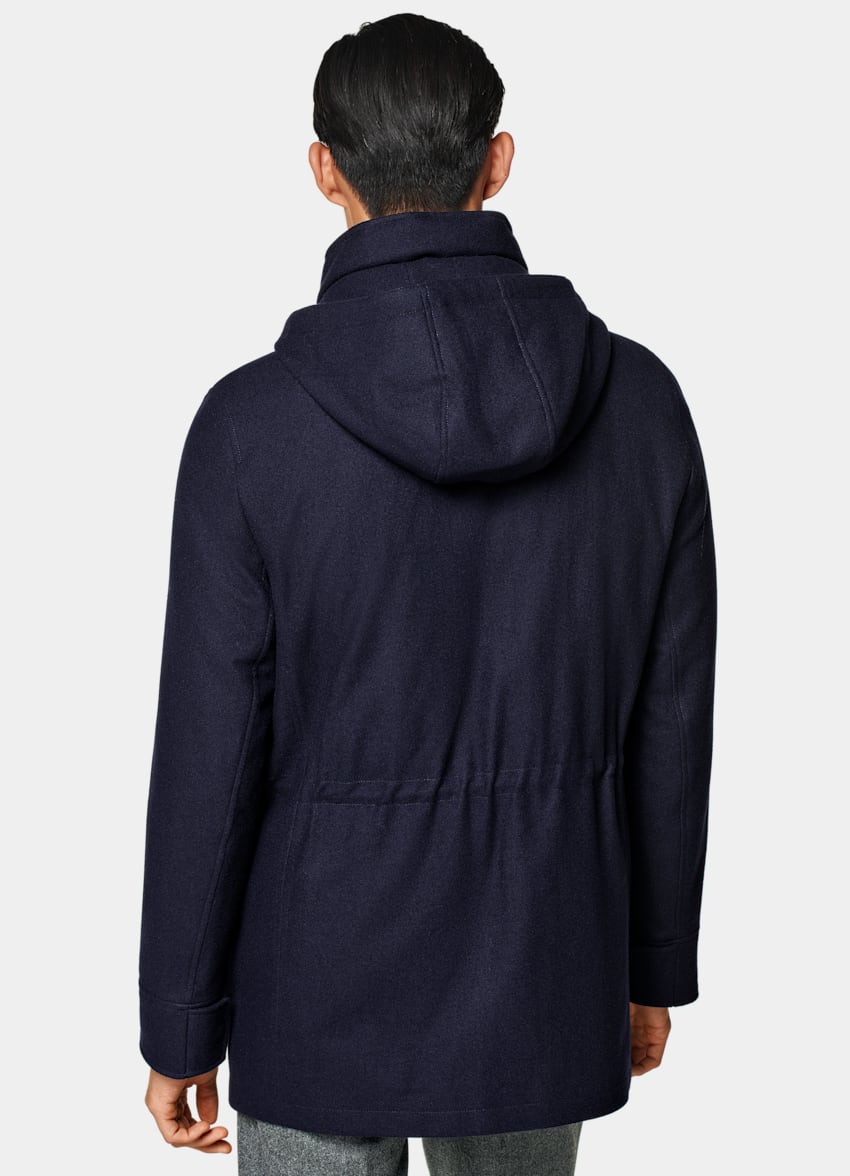 Navy Padded Parka
