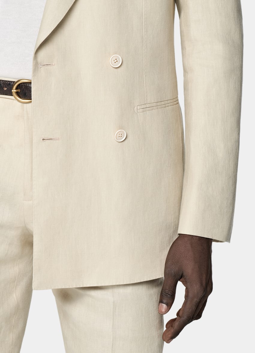Sand Tailored Fit Havana Suit
