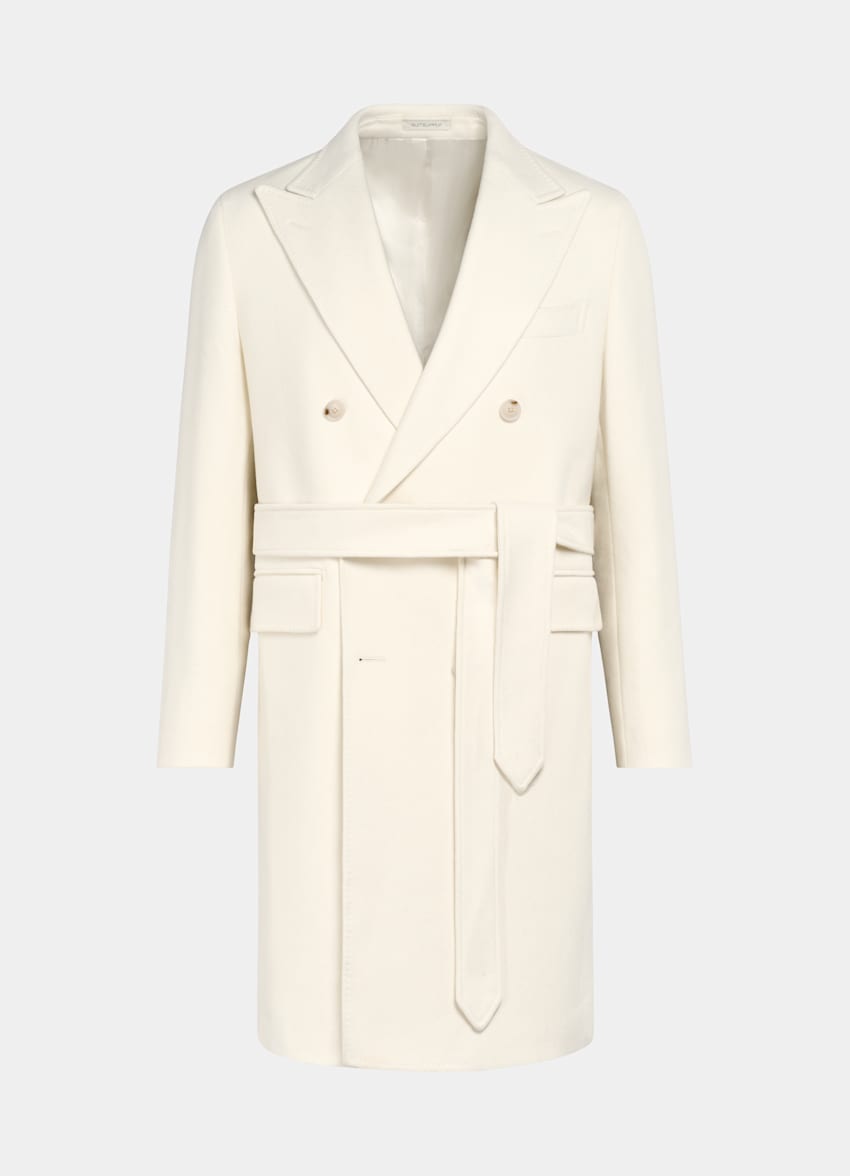 Off-White Belted Overcoat