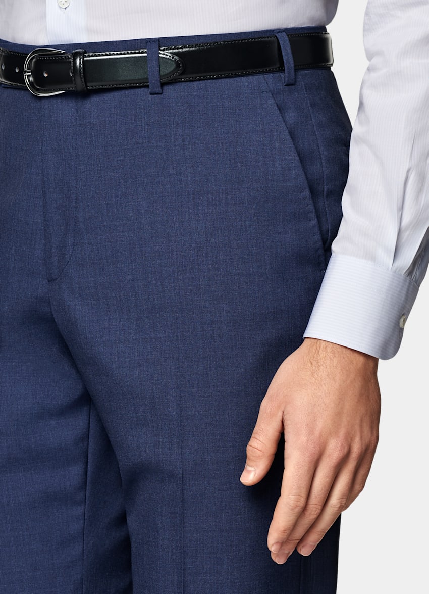 Mid Blue Custom Made Suit