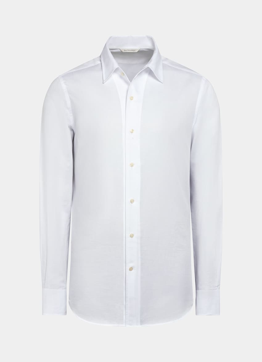 White Tailored Fit Shirt