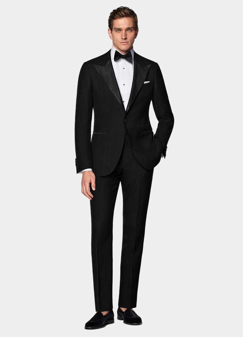 Black Tailored Fit Havana Tuxedo
