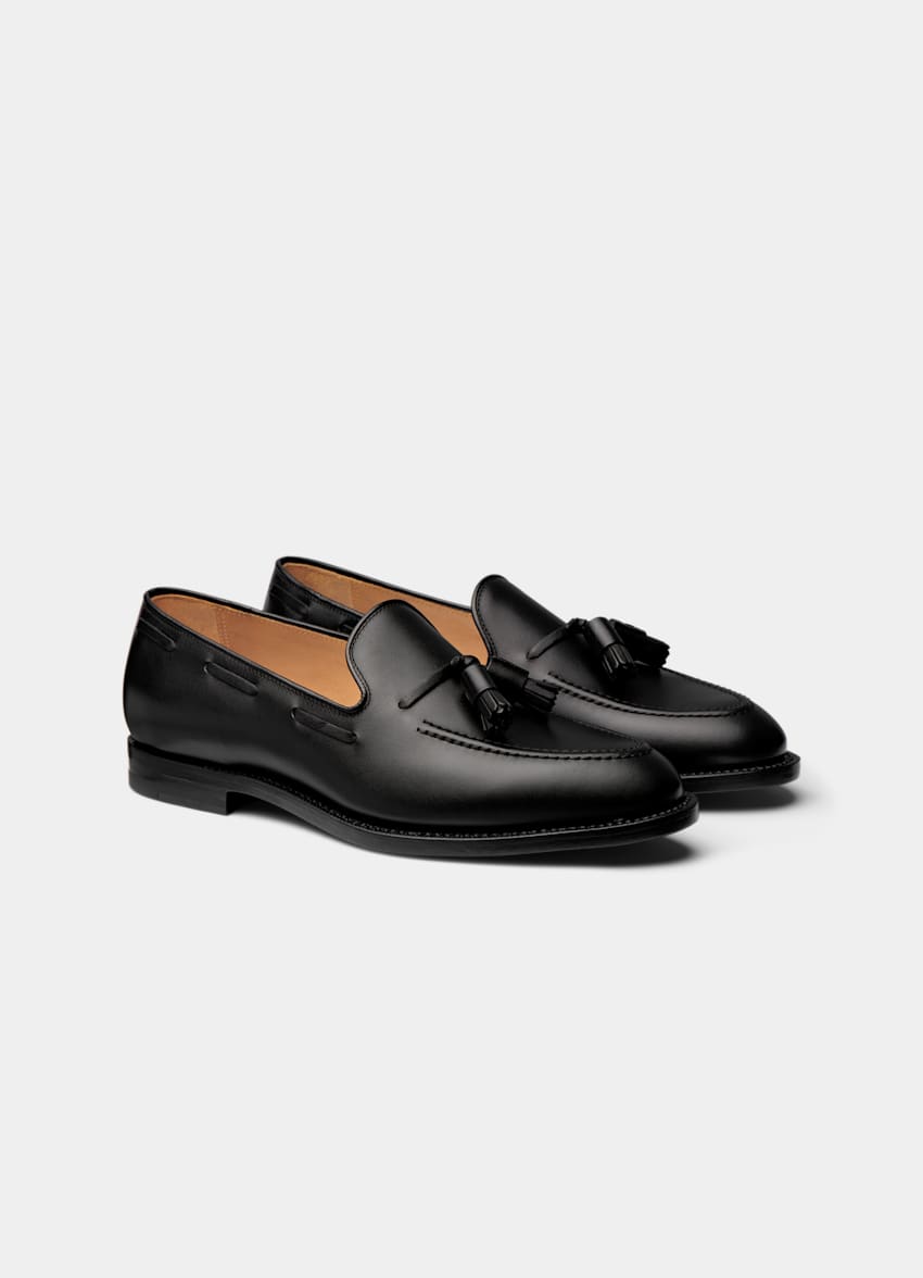 Black Tassel Loafer
