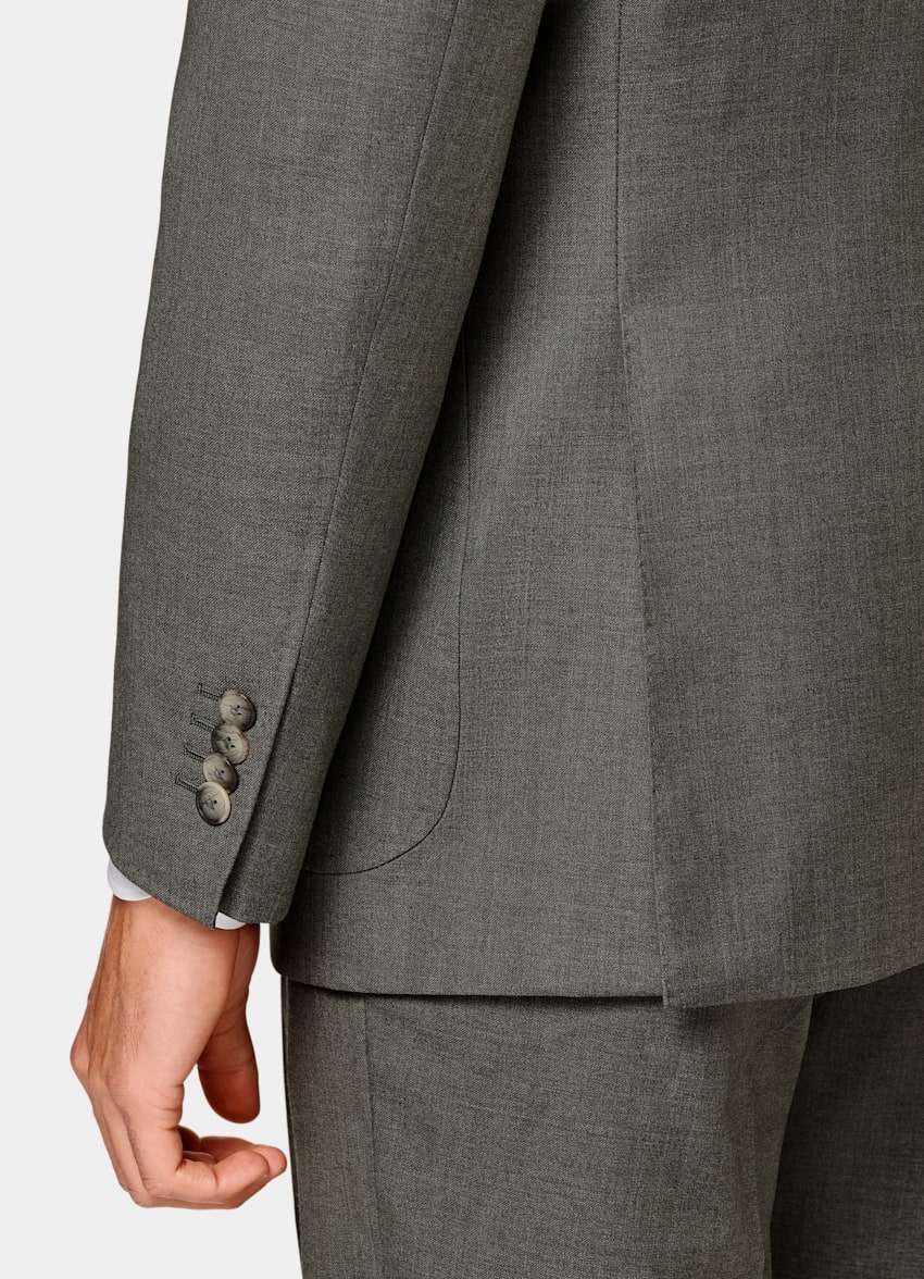 Dark Green Perennial Three-Piece Tailored Fit Havana Suit