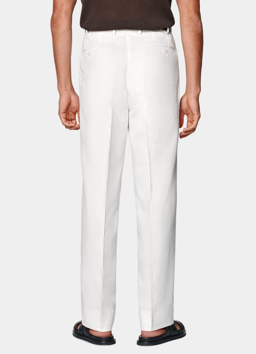Off-White Wide Leg Straight Pants