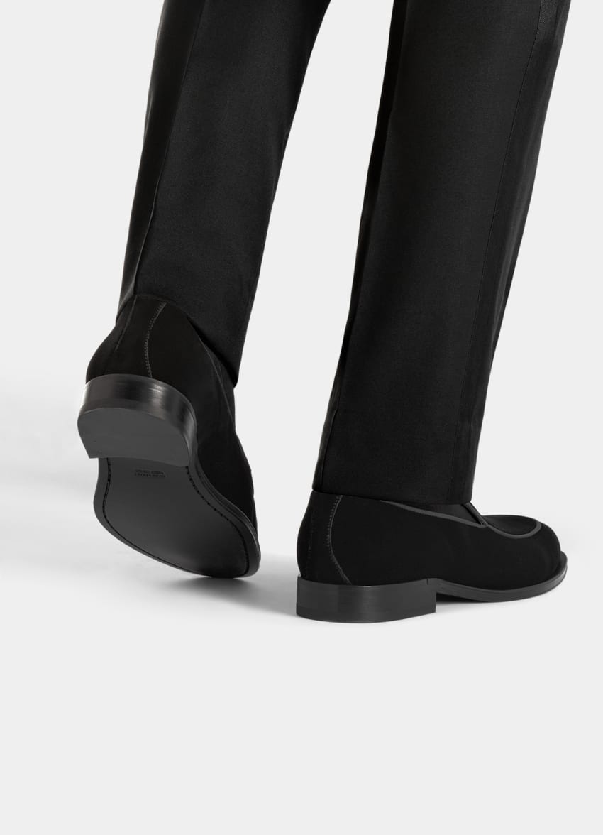 Black Tuxedo Slip-On