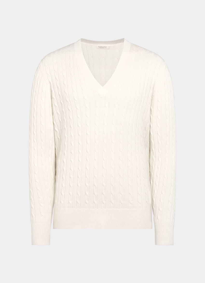 Off-White Cable V-Neck