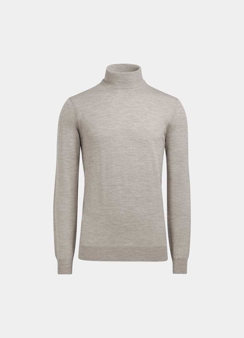 Off-White Merino Turtleneck