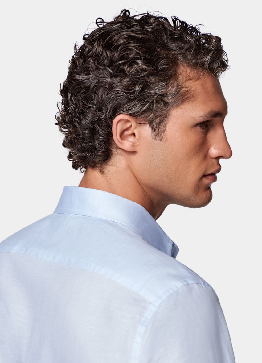 Light Blue Tailored Fit Shirt