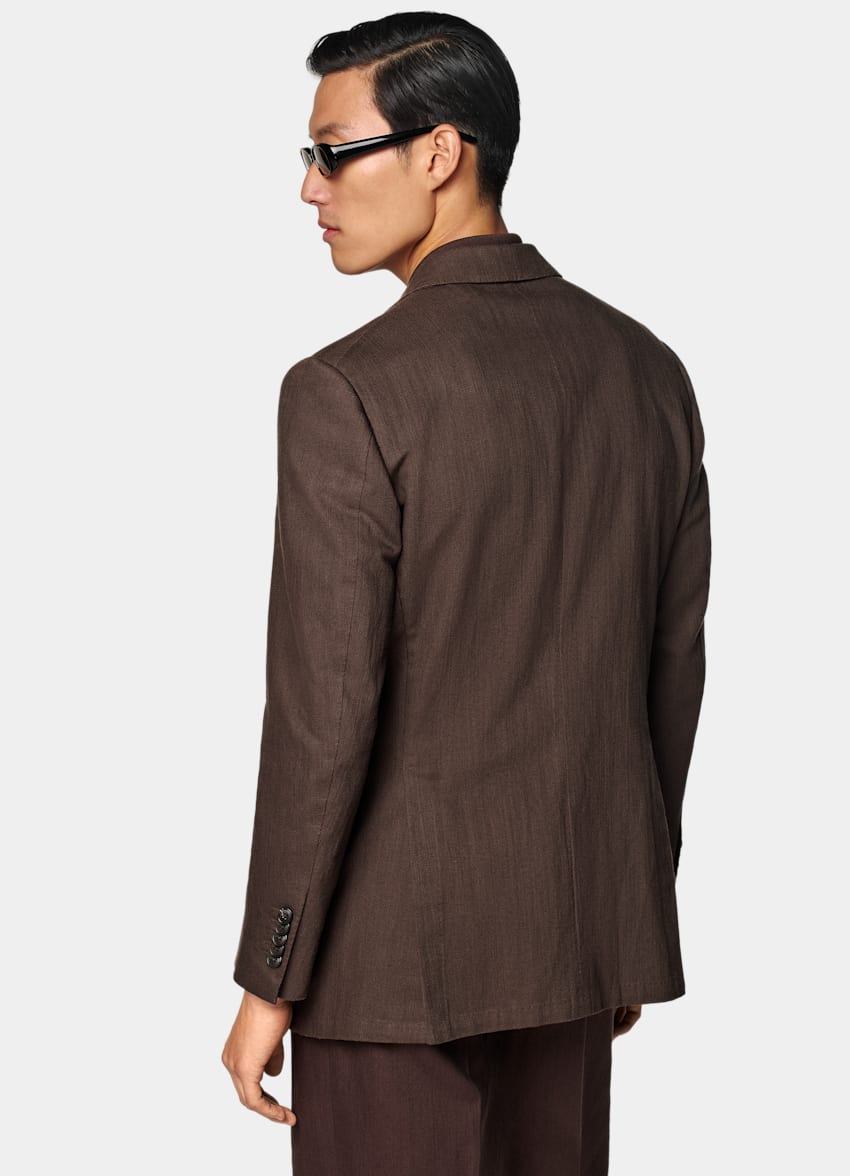 Mid Brown Tailored Fit Milano Suit