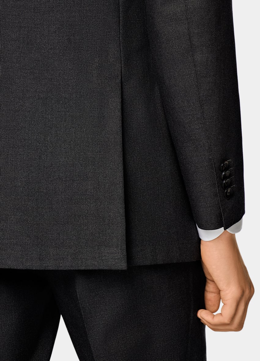 Dark Grey Tailored Fit Havana Suit