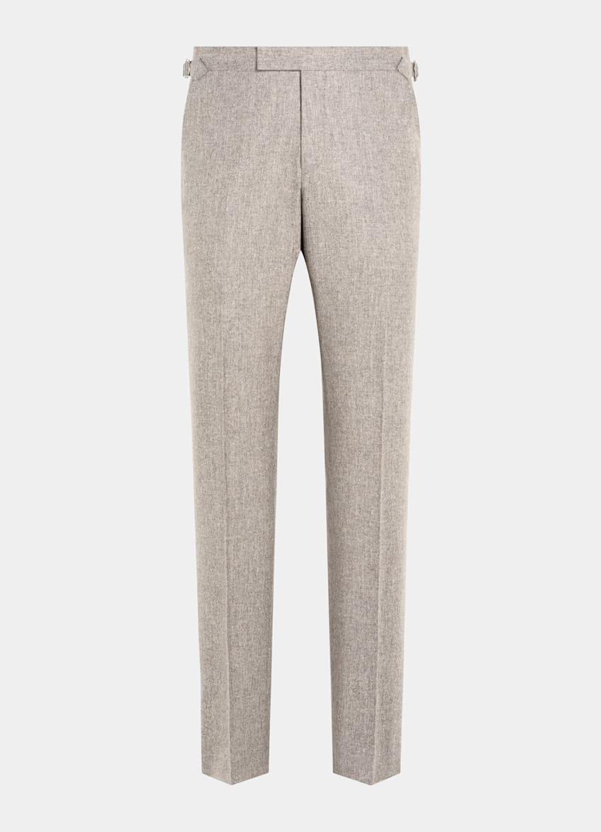 Taupe Straight Leg Pants