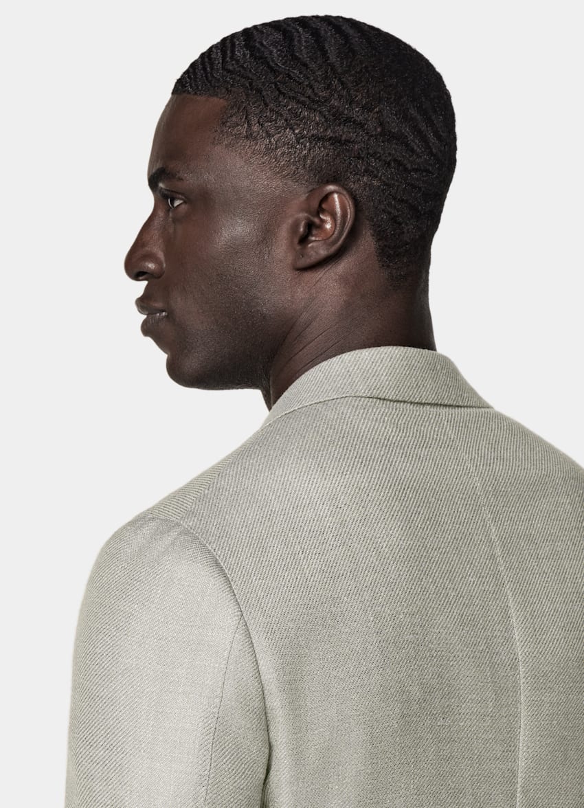 Mid Green Tailored Fit Havana Blazer