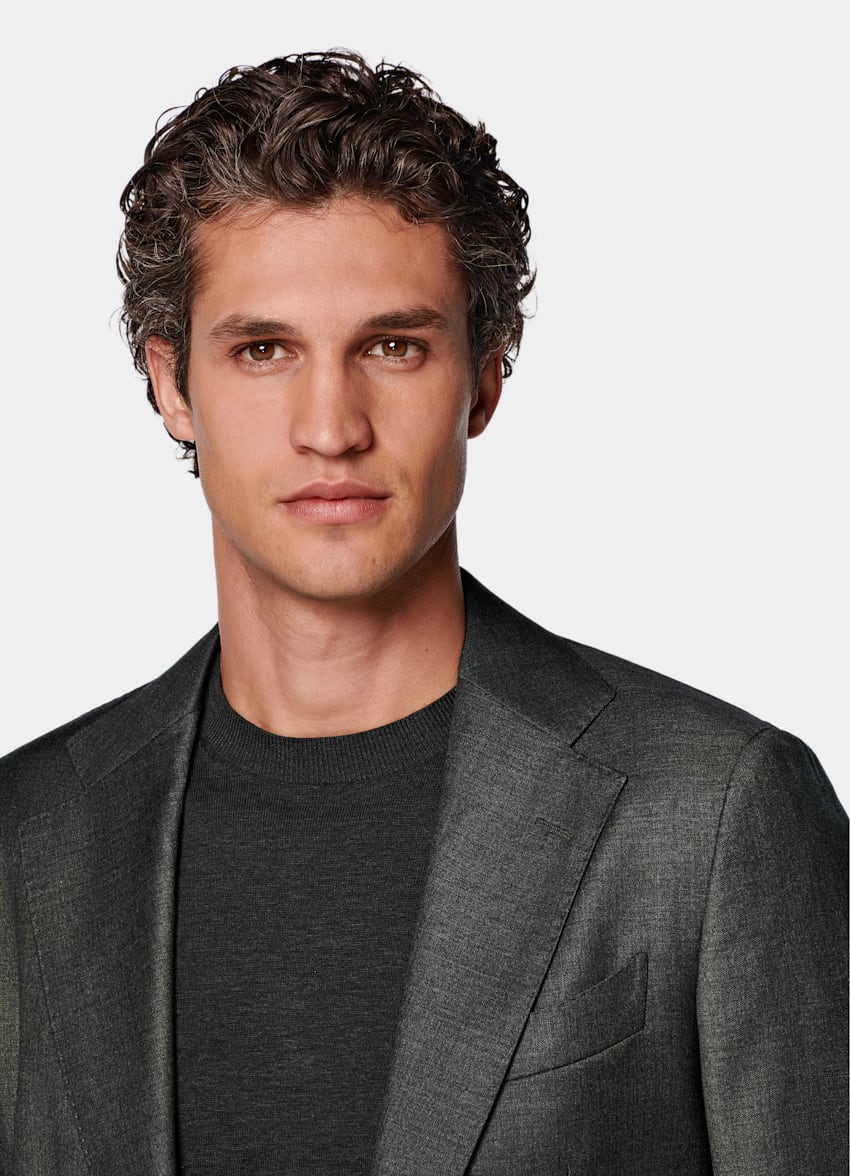 Dark Grey Tailored Fit Havana Suit