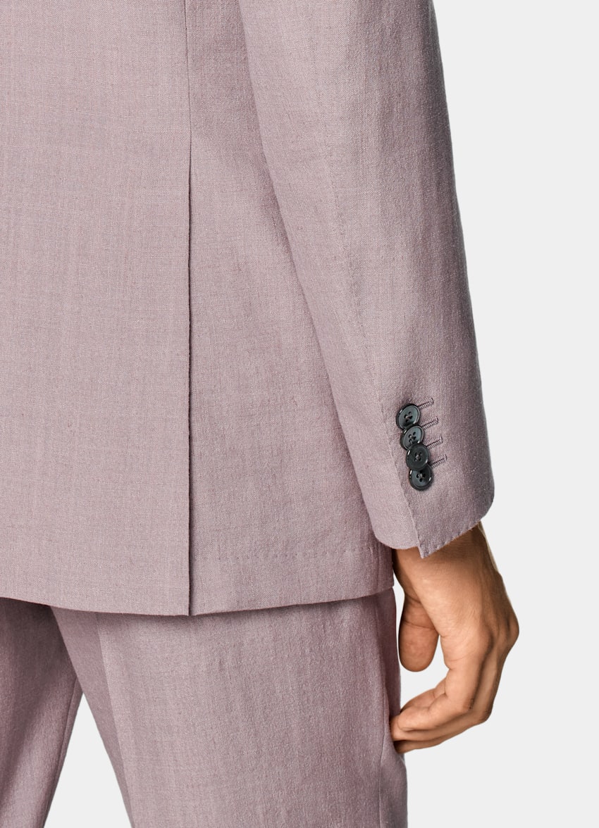 Purple Tailored Fit Havana Suit