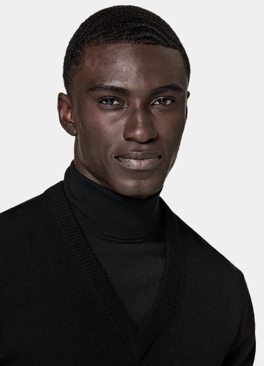 Black V-Neck