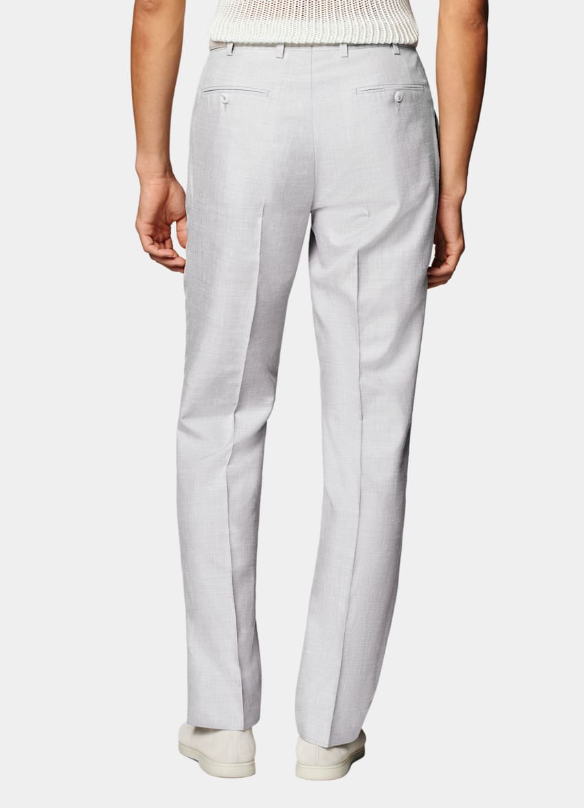 Light Grey Tailored Fit Havana Suit