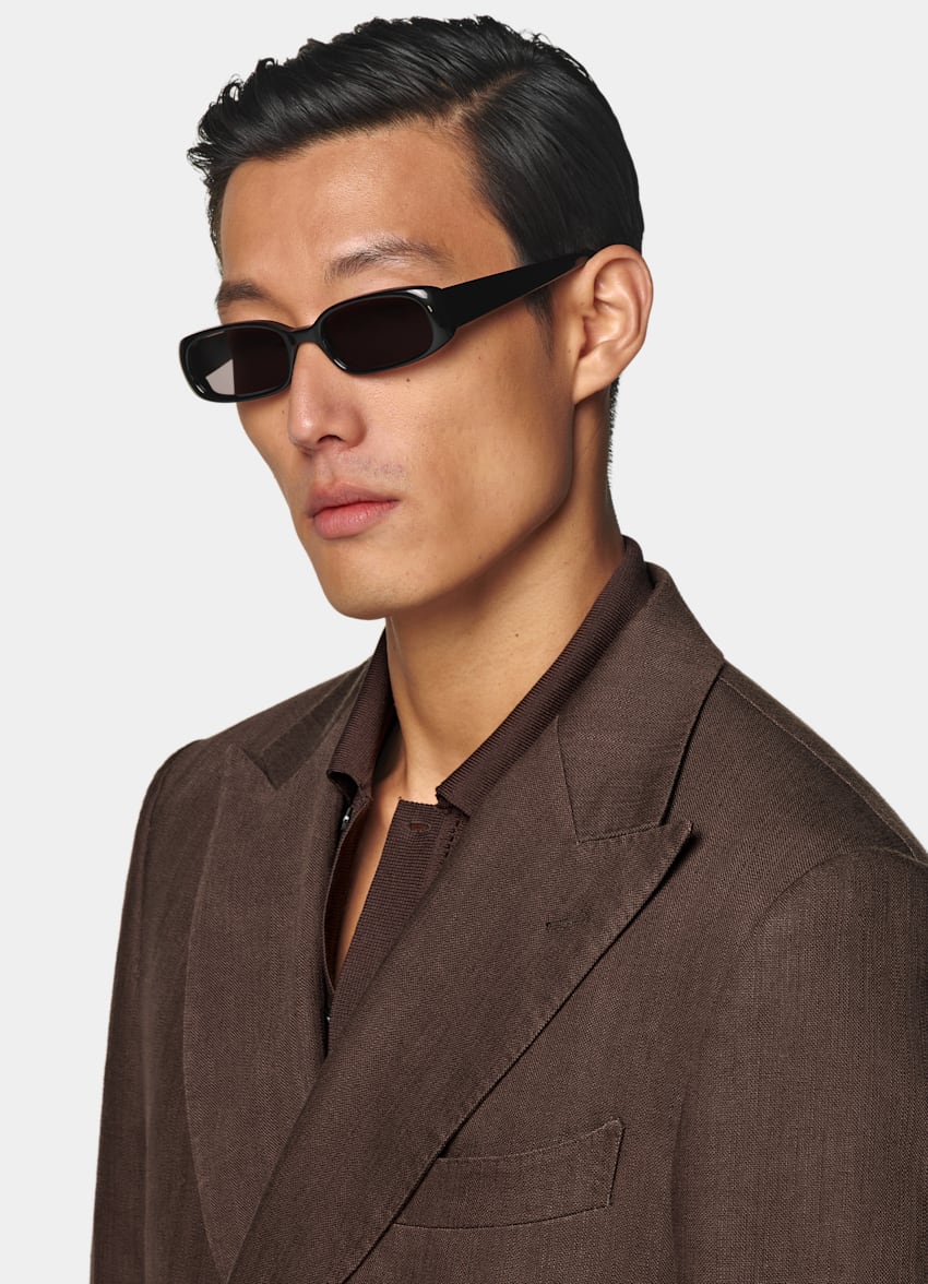 Mid Brown Tailored Fit Milano Suit