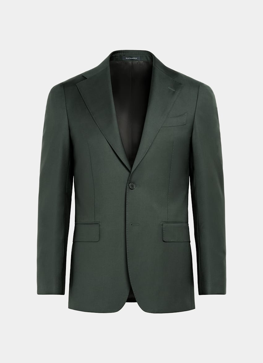 Dark Green Custom Made Suit