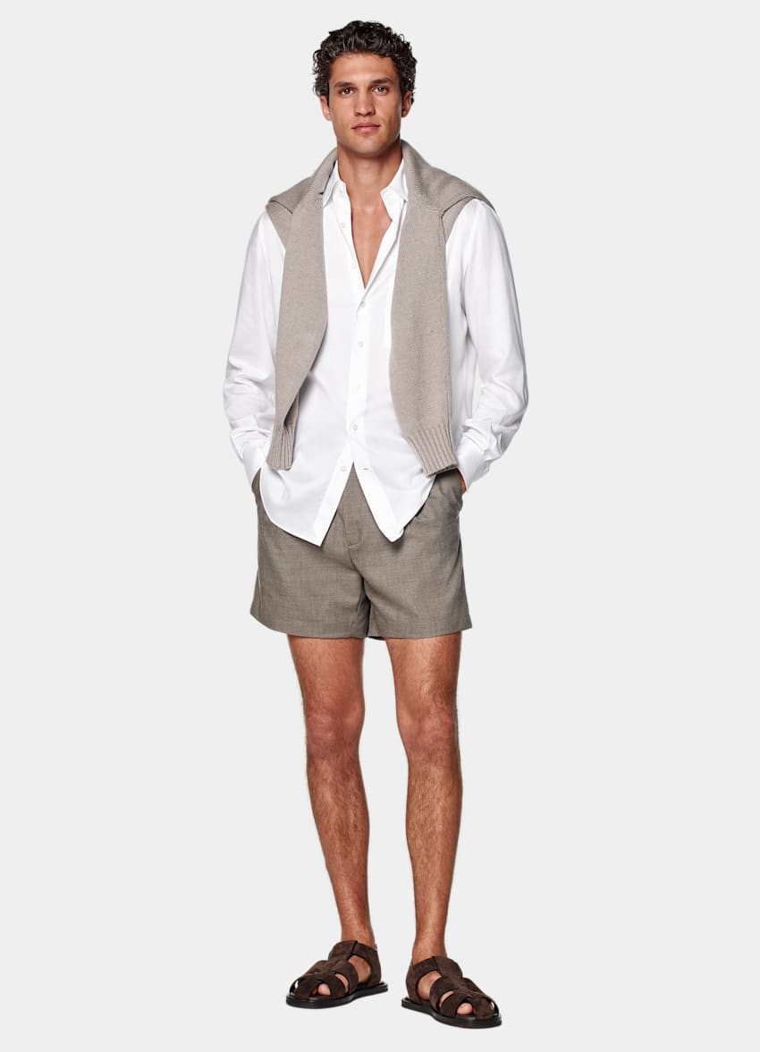 White Tailored Fit Shirt