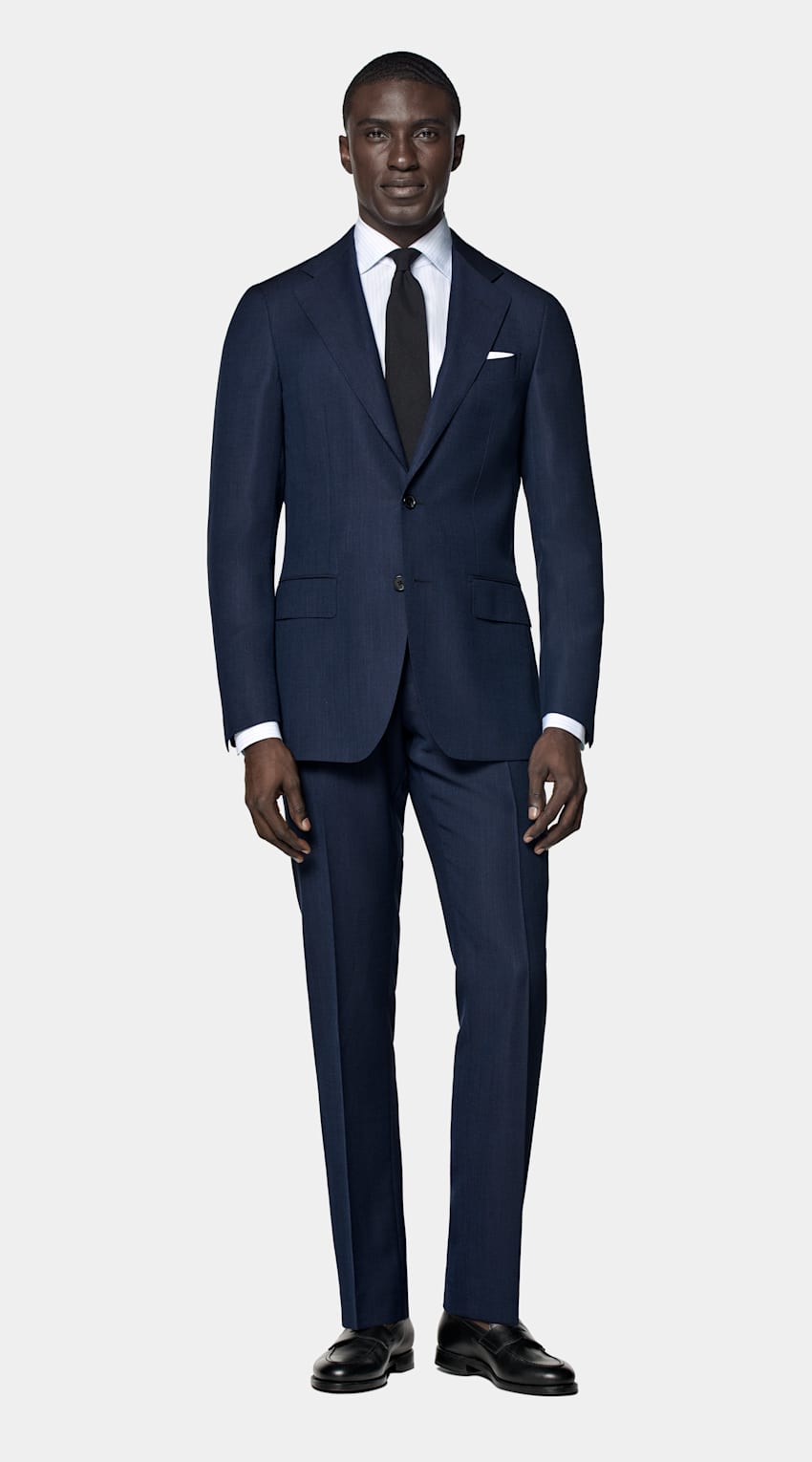 Navy Perennial Tailored Fit Havana Suit