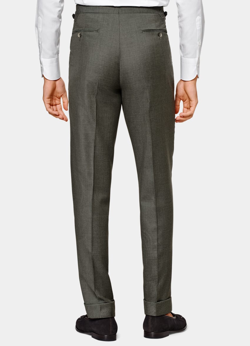 Dark Green Perennial Three-Piece Tailored Fit Havana Suit