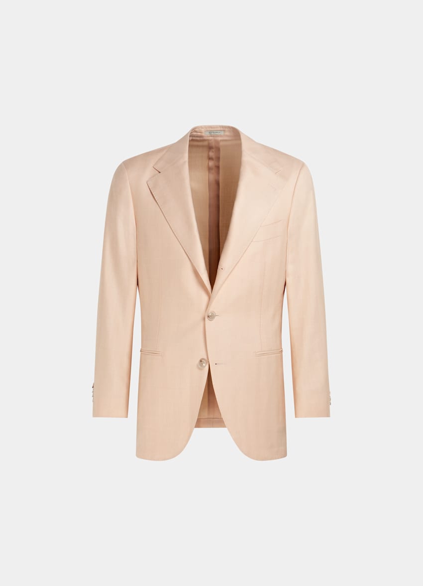 Light Green Herringbone Relaxed Fit Roma Blazer