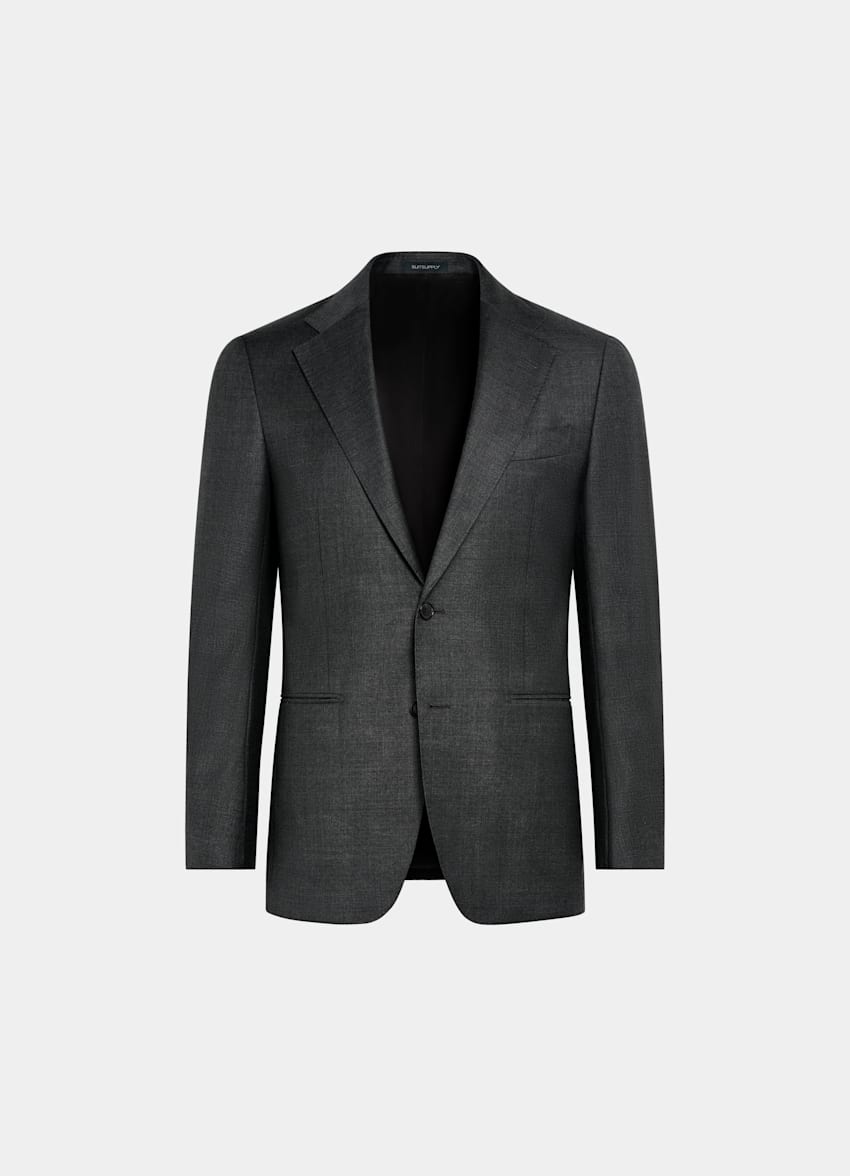 Dark Grey Tailored Fit Havana Suit