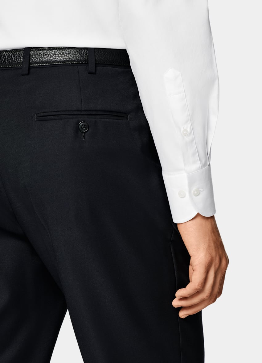 Navy Tailored Fit Havana Suit