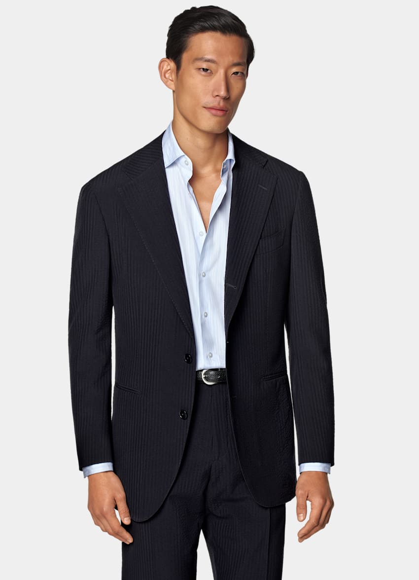 Navy Relaxed Fit Roma Suit