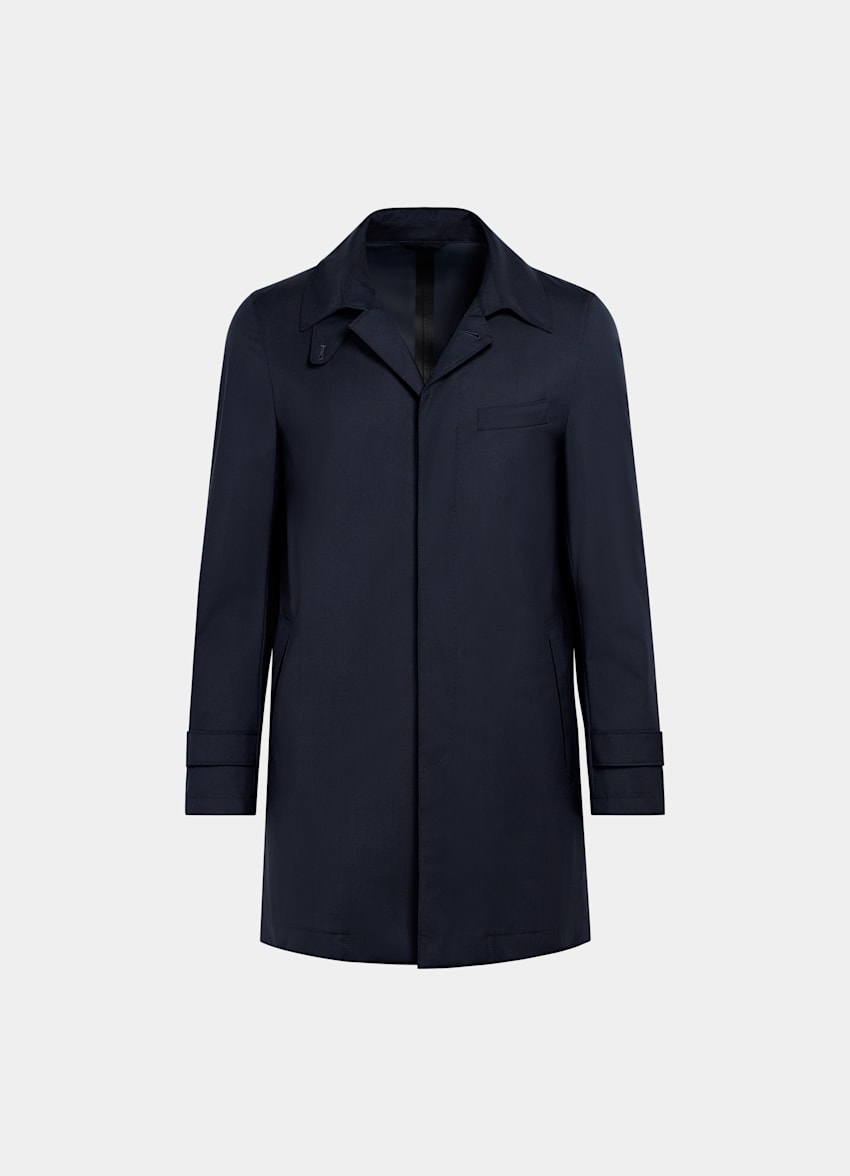 Navy Raincoat