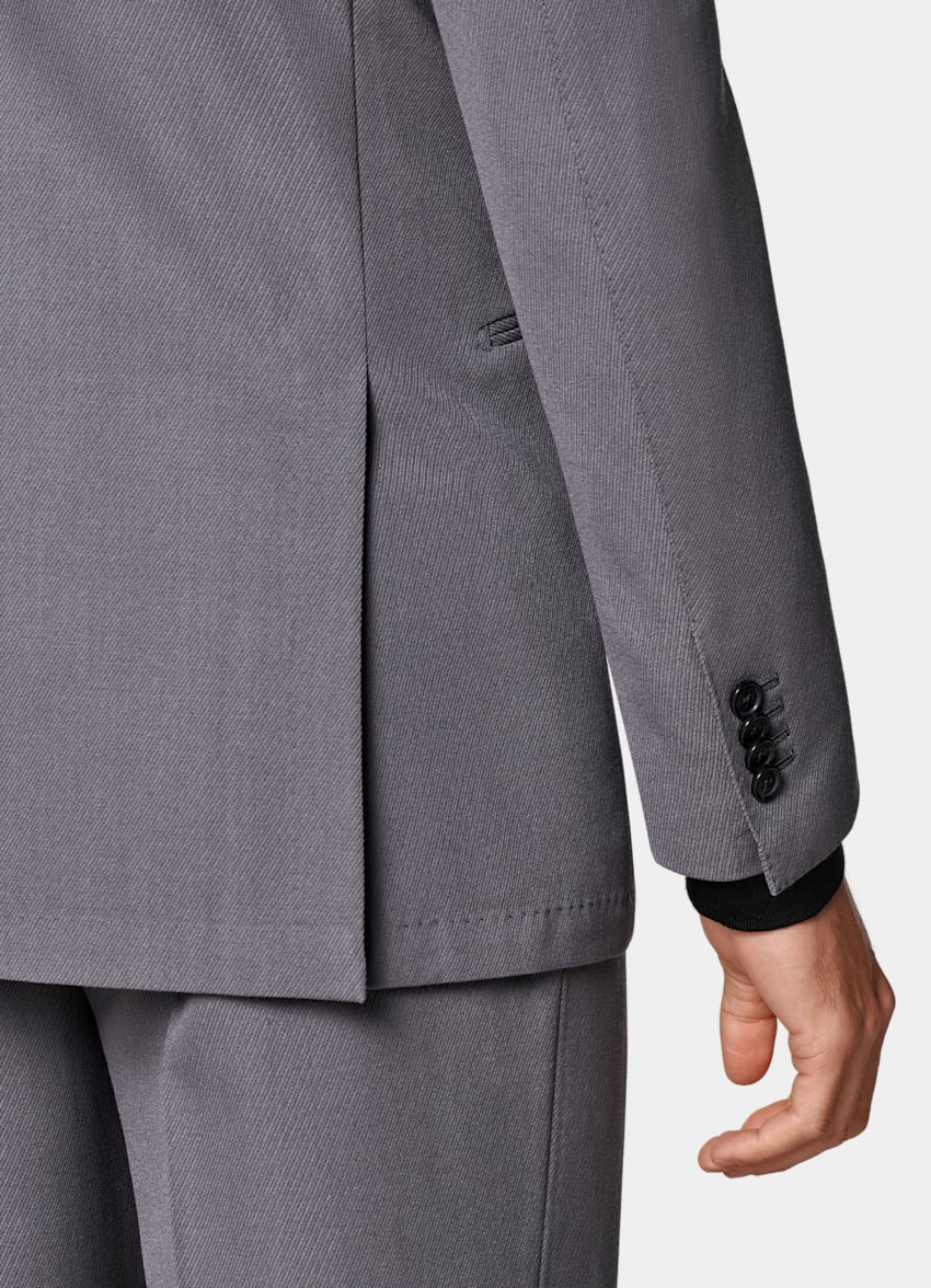 Mid Grey Relaxed Fit Roma Suit