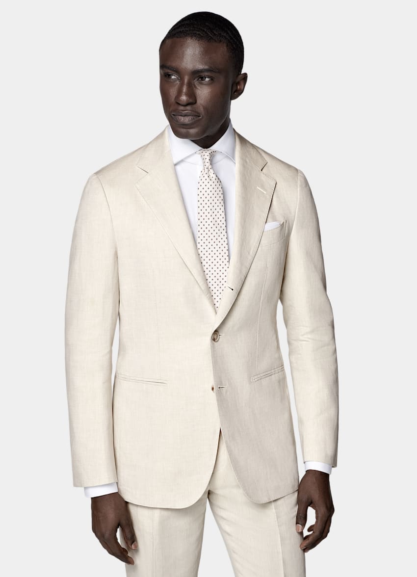 Sand Tailored Fit Havana Suit