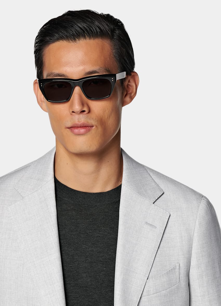 Light Grey Perennial Tailored Fit Havana Suit