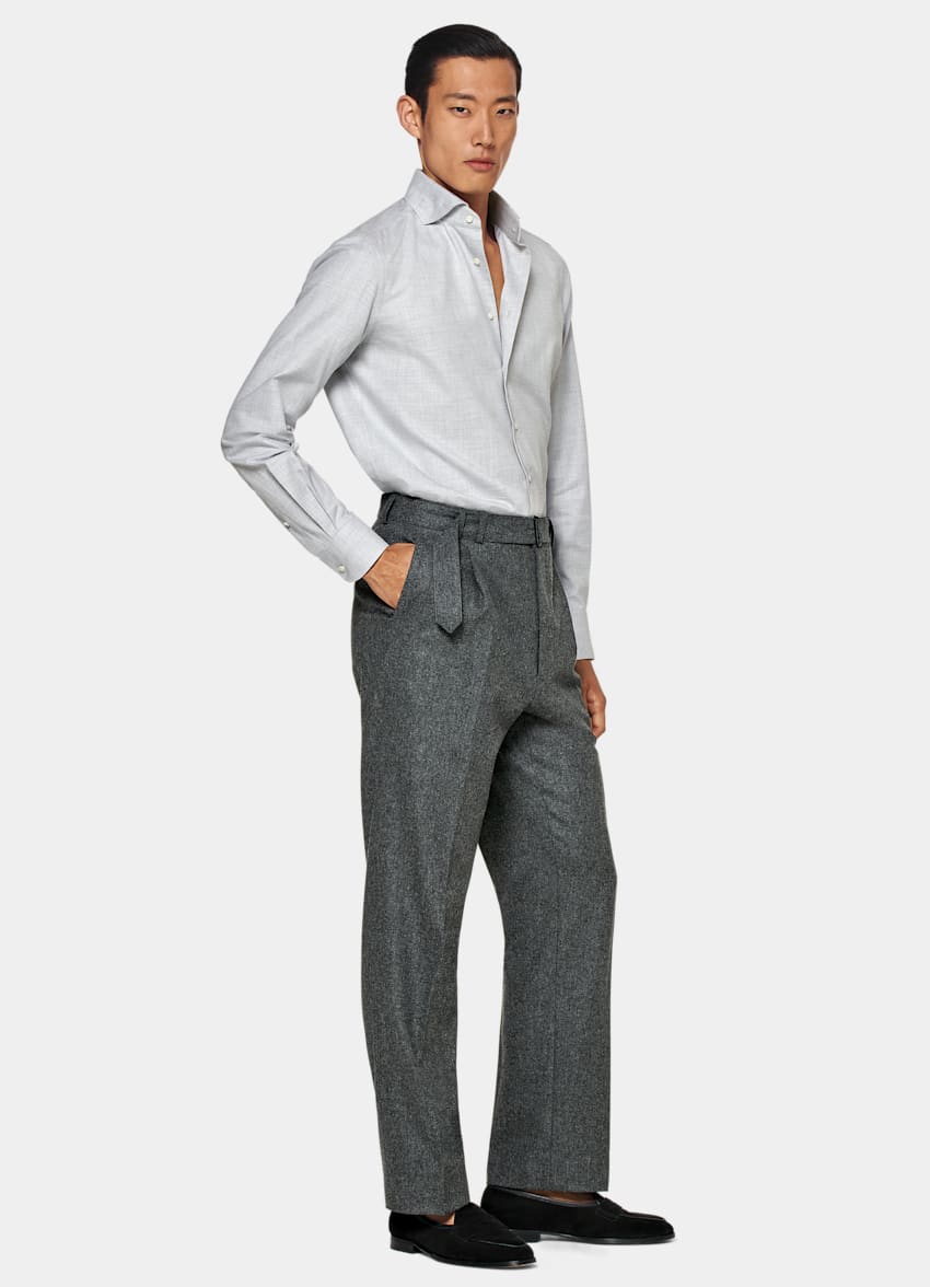 Light Grey Slim Fit Shirt