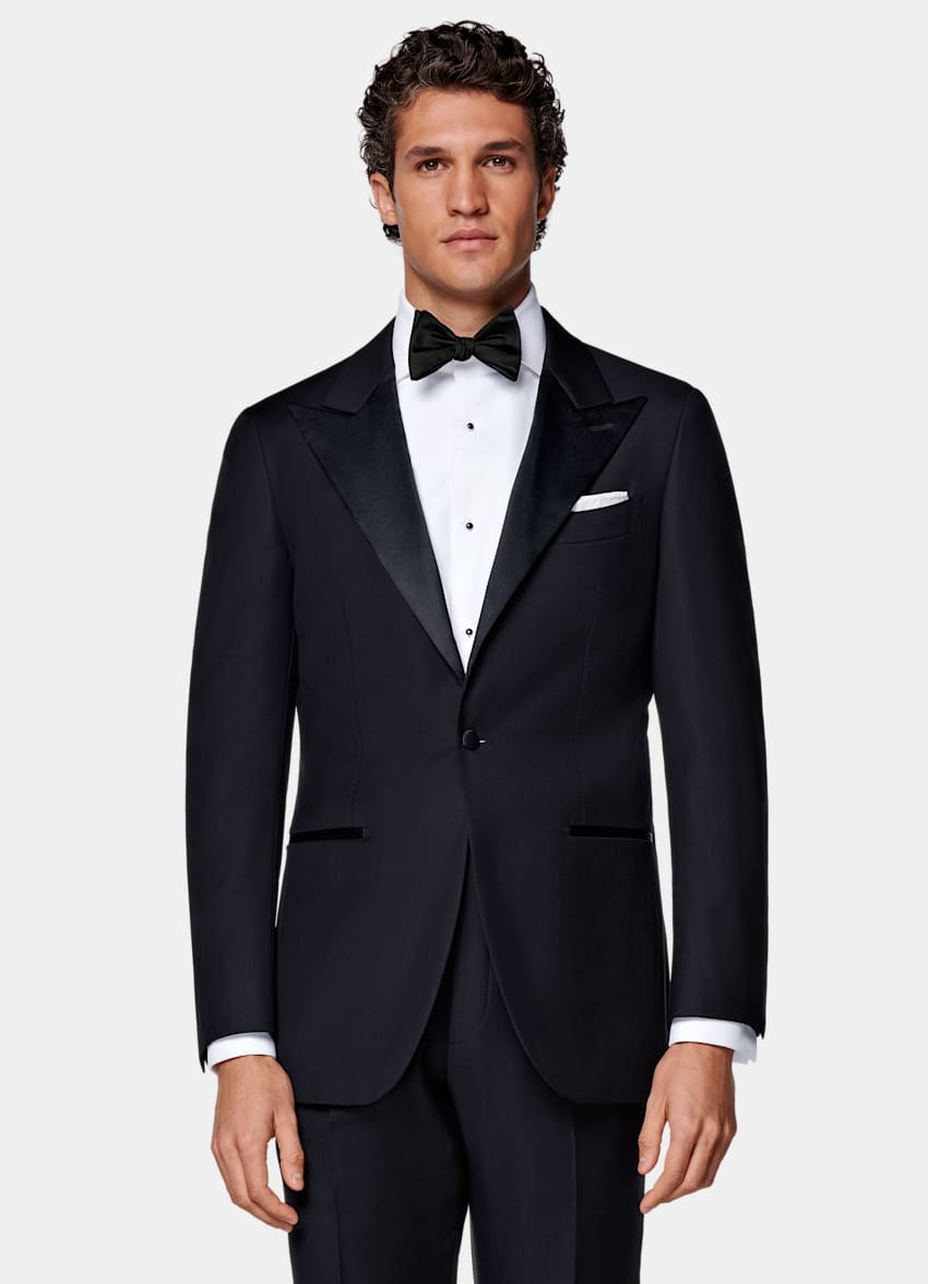 Navy Tailored Fit Havana Dinner Jacket