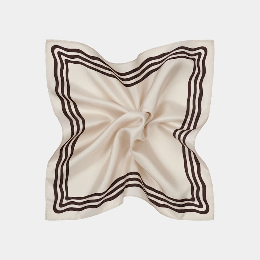 Light Brown Pocket Square