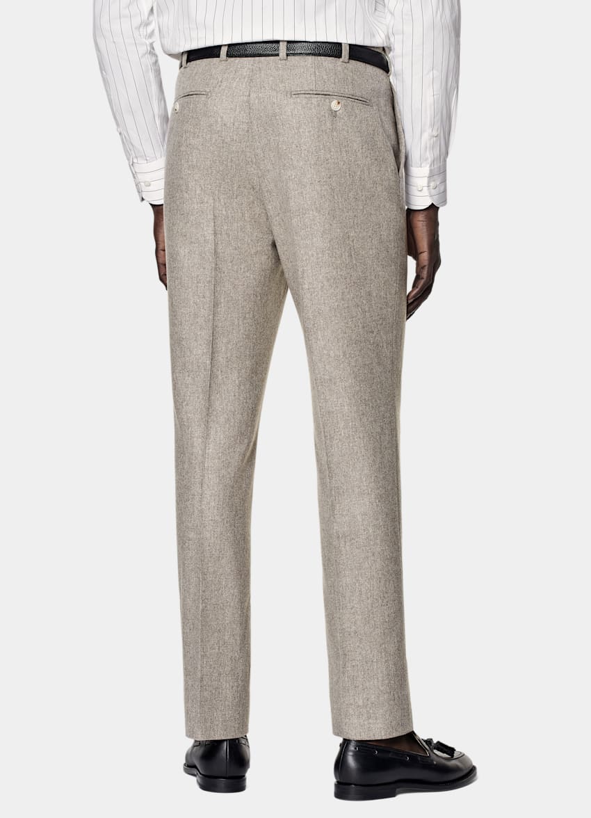 Taupe Relaxed Fit Roma Suit